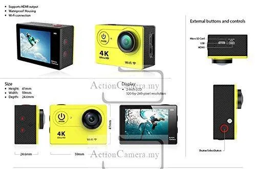 EKEN H9 Ultra HD 4K Action Camera