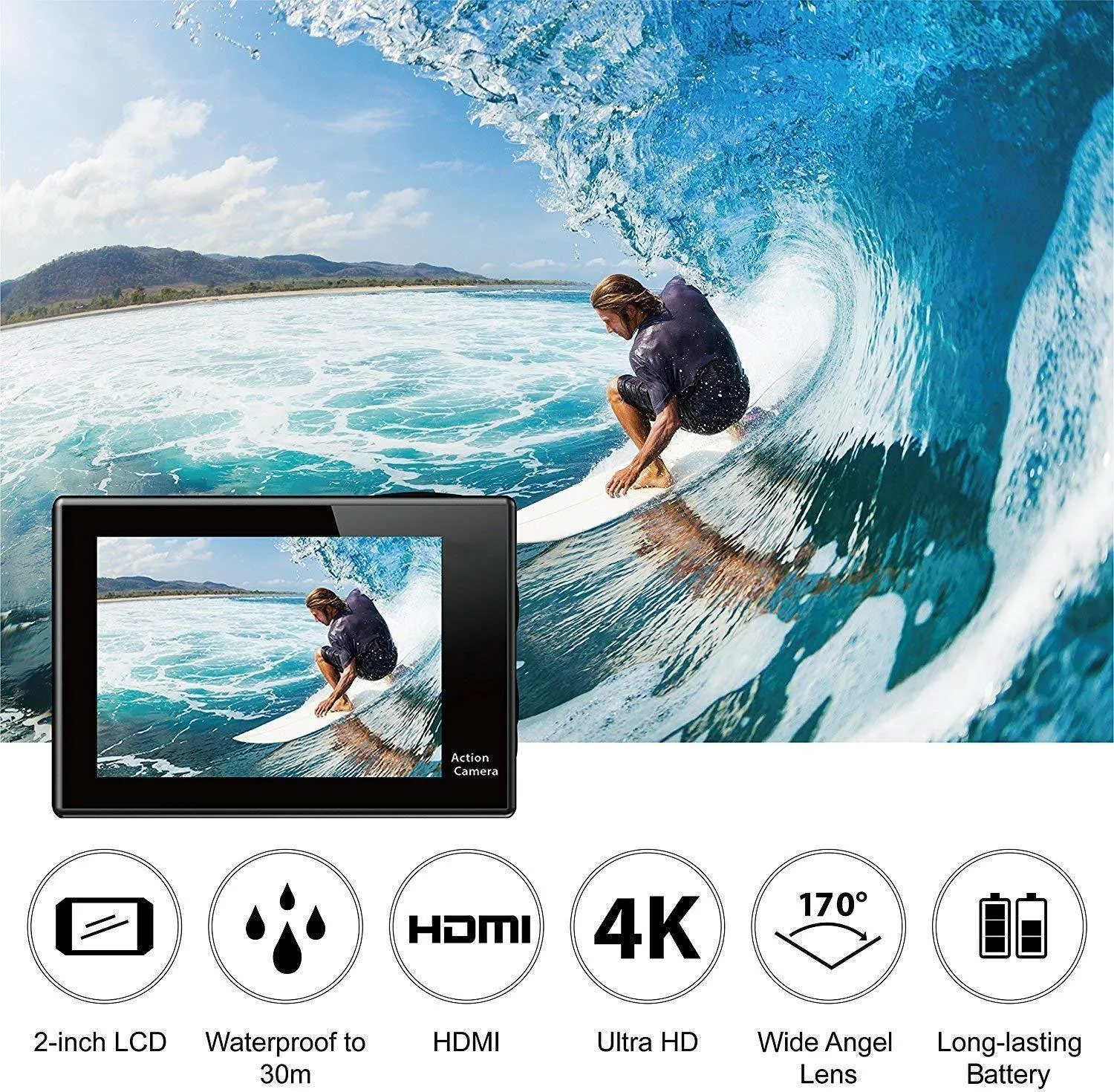 EKEN H9 Ultra HD 4K Action Camera