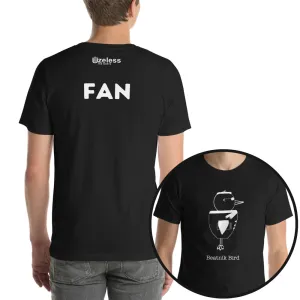 Fan White Print Unisex T-Shirt