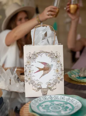 GIFT BAG, BIRD IN FLIGHT