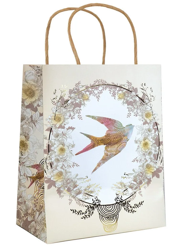 GIFT BAG, BIRD IN FLIGHT