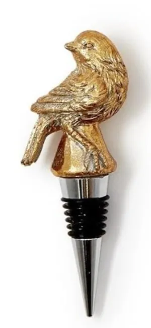 Golden Bird Bottle Stopper- Assorted