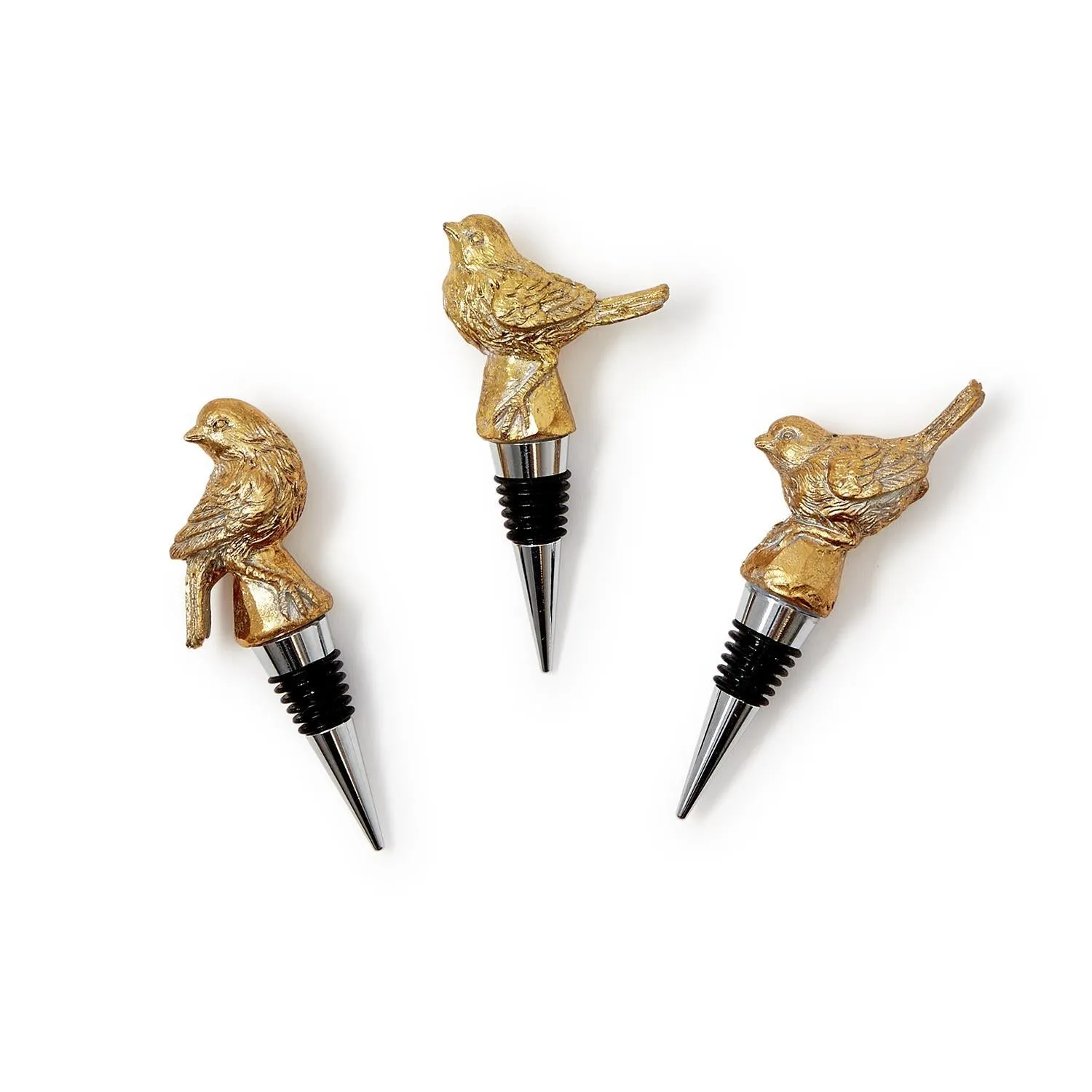 Golden Bird Bottle Stopper- Assorted