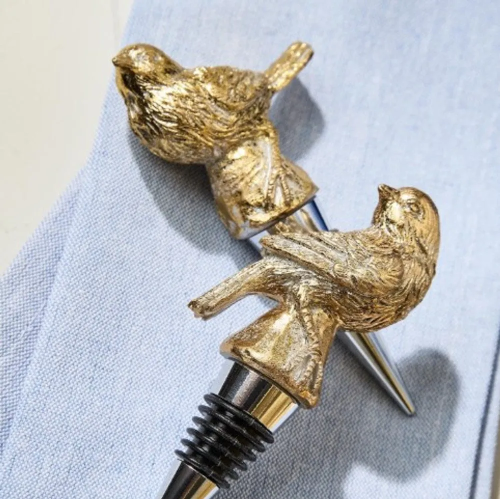 Golden Bird Bottle Stopper- Assorted