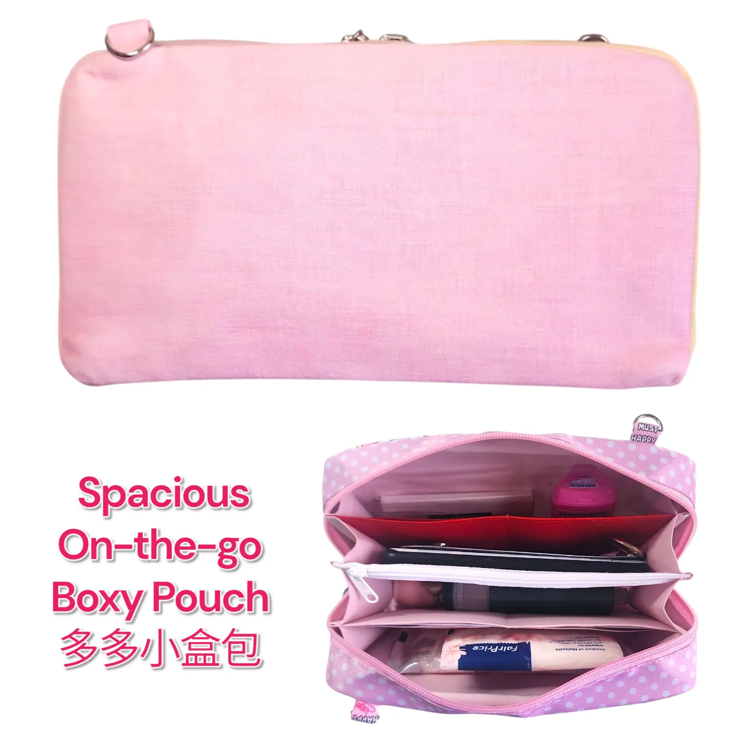 Handmade All-in-One Organizer | Travel Organizer | Stationery Organizer | Passport Organizer | Weekend Pouch | Red Packet Organizer | Super Organizer 1B09