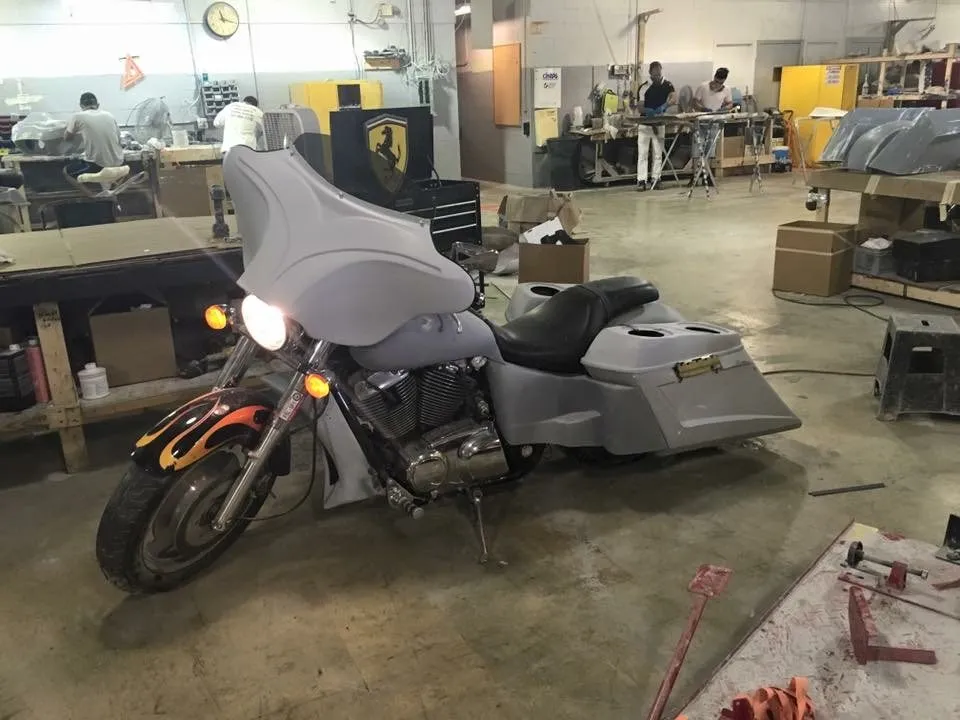 Honda Shadow 750 Extended Stretched Saddlebag Kit 6" Trendsetter Bag Set Kit