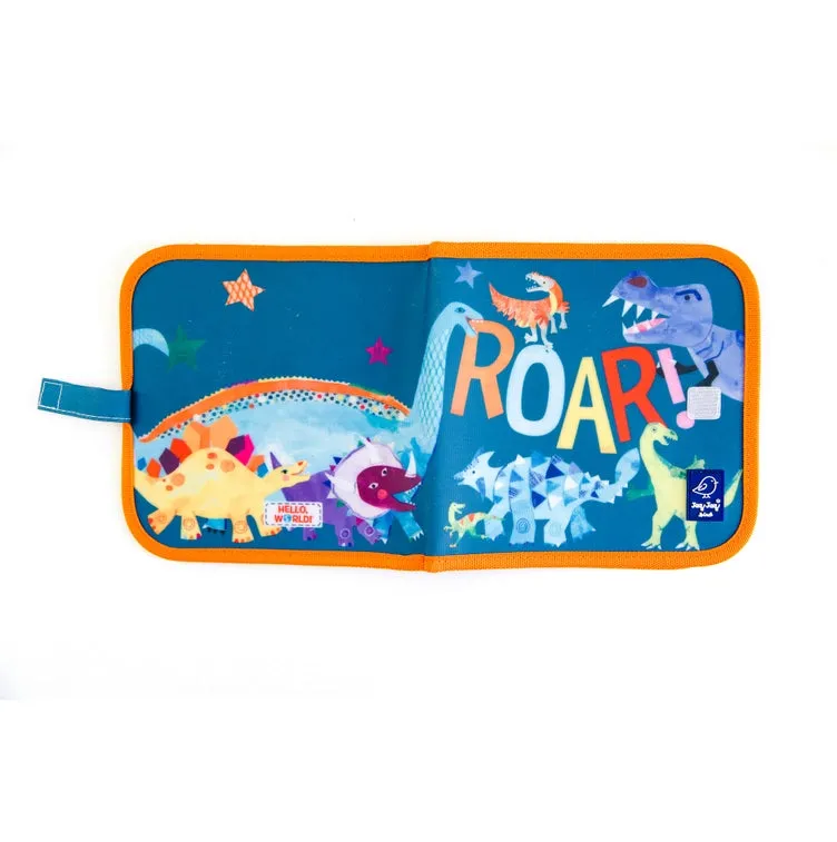 Jaq Jaq Bird - Erasable Book - Dinosaurs ROAR