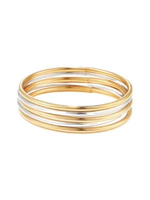Jenny Bird Dane Bangle Set Two-Tone (5 Pack)