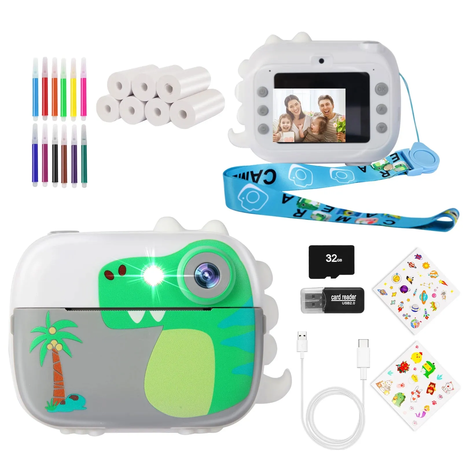 Kids Camera, Kids Selfie Camera HD Video Perfect Gift for Boys and Girls Portable and Durable Compact New, Kids Christmas Gift C51