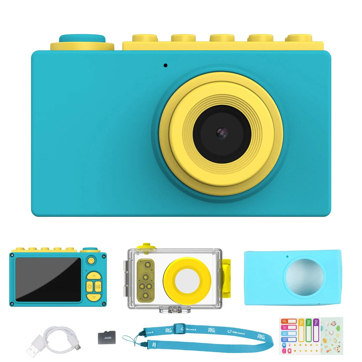 Kids Underwater Camera | Included Shockproof Waterproof Case | myFirst Camera 2