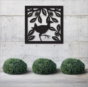 Large Square Pukeko Outdoor or Inside Art Panel