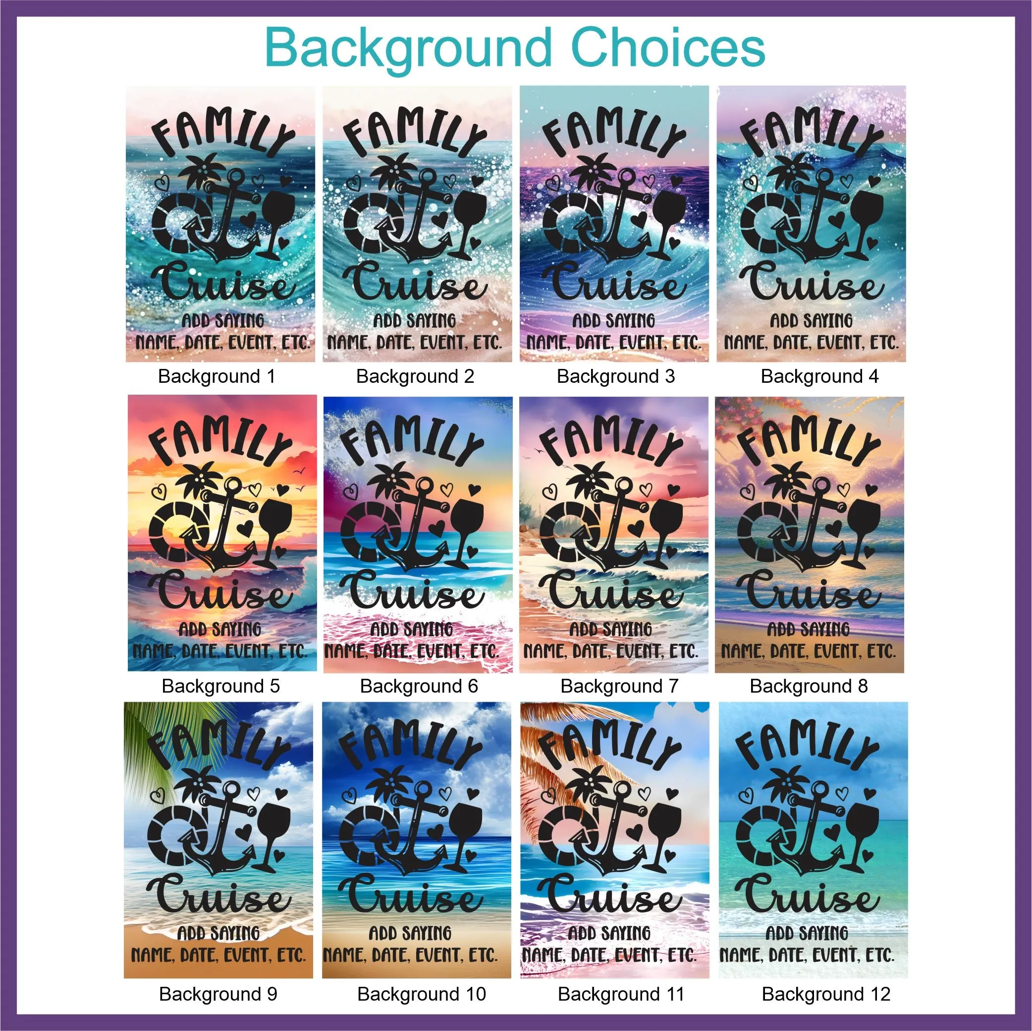 magnetic cruise Ship door decoration banner, Family Cruise, Personalized cruise decoration