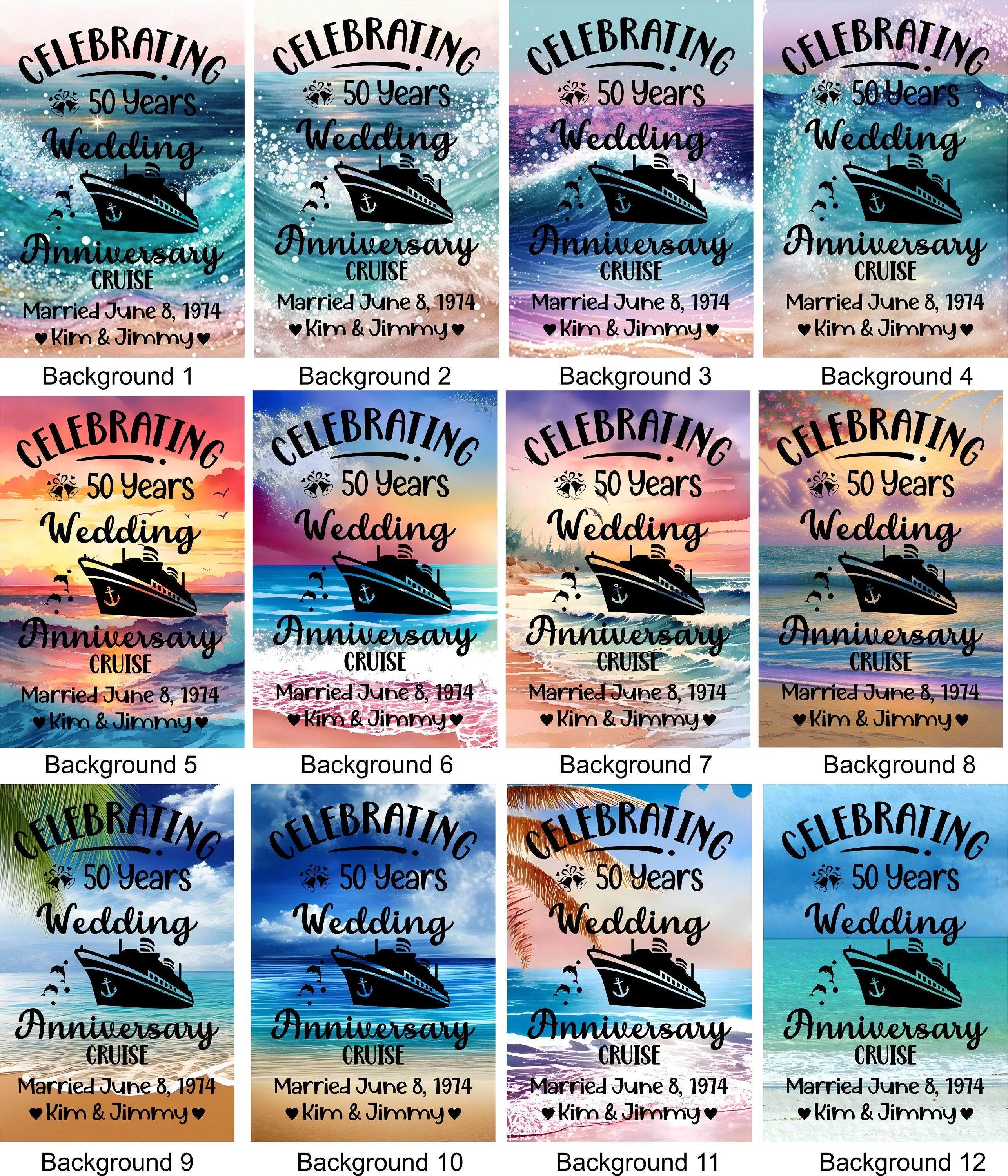 magnetic cruise Ship door decoration banner, personalized anniversary cruise magnet sign, stateroom cabin door banner, cruising partners