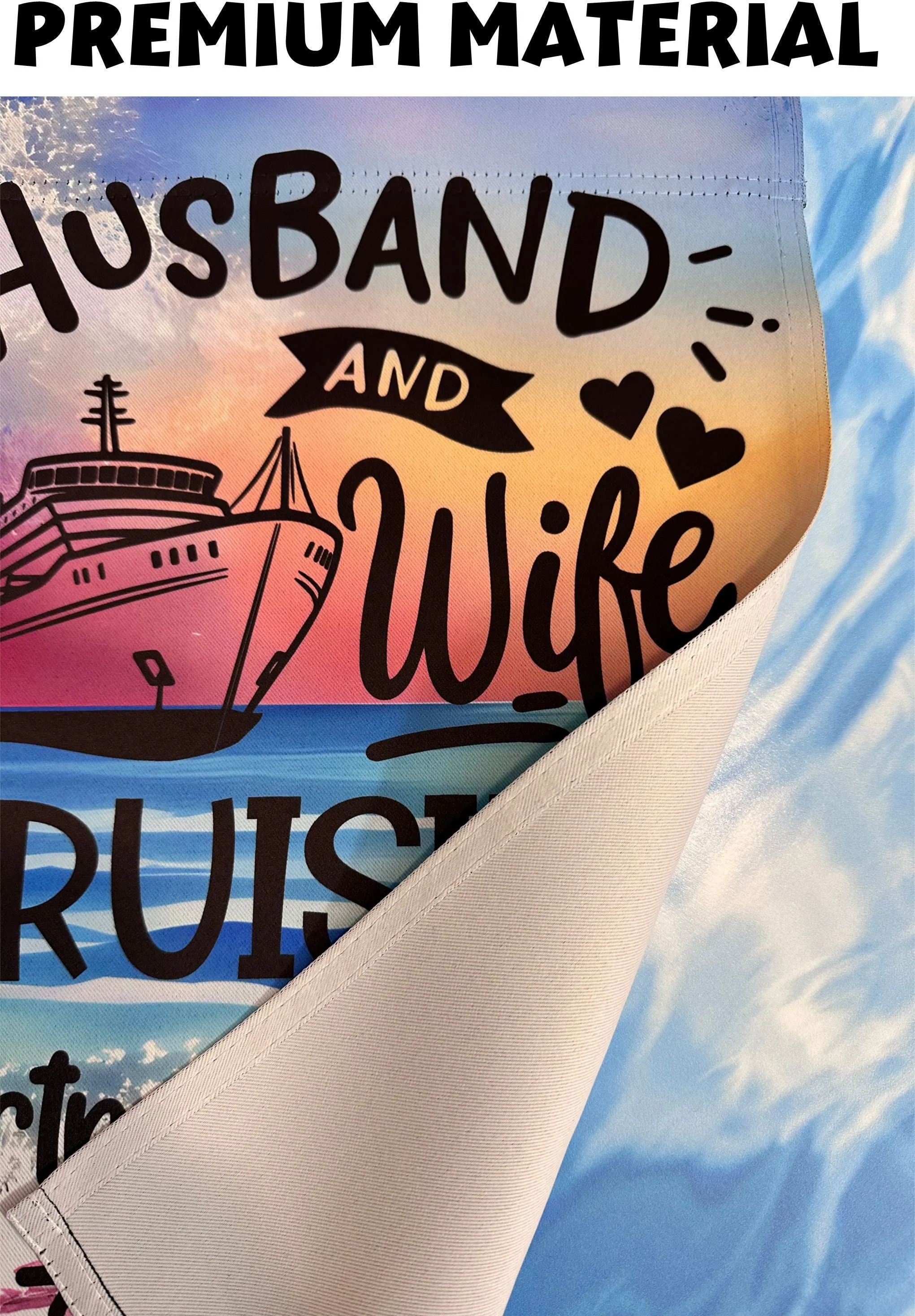 magnetic cruise Ship door decoration banner, personalized anniversary cruise magnet sign, stateroom cabin door banner, cruising partners