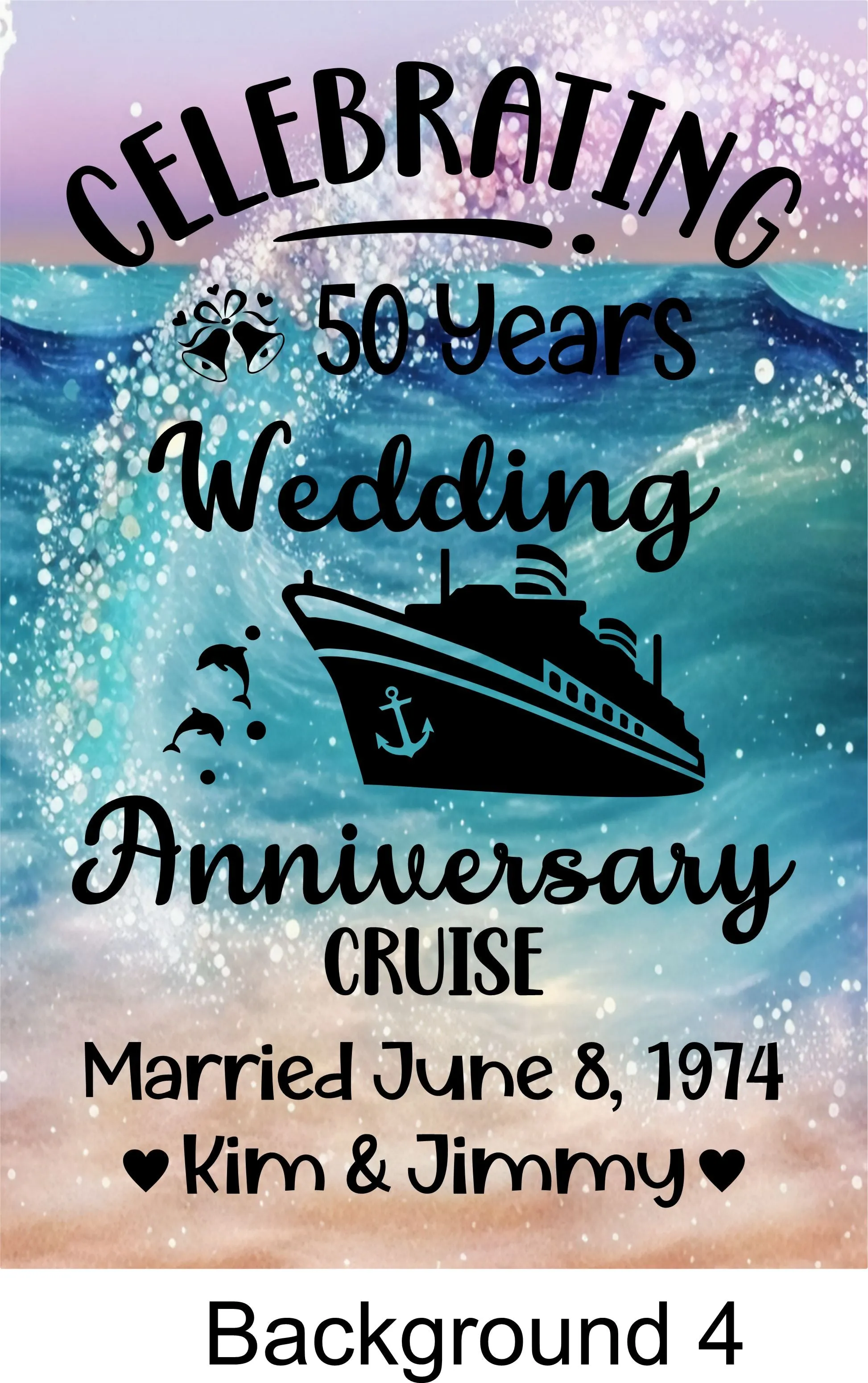 magnetic cruise Ship door decoration banner, personalized anniversary cruise magnet sign, stateroom cabin door banner, cruising partners