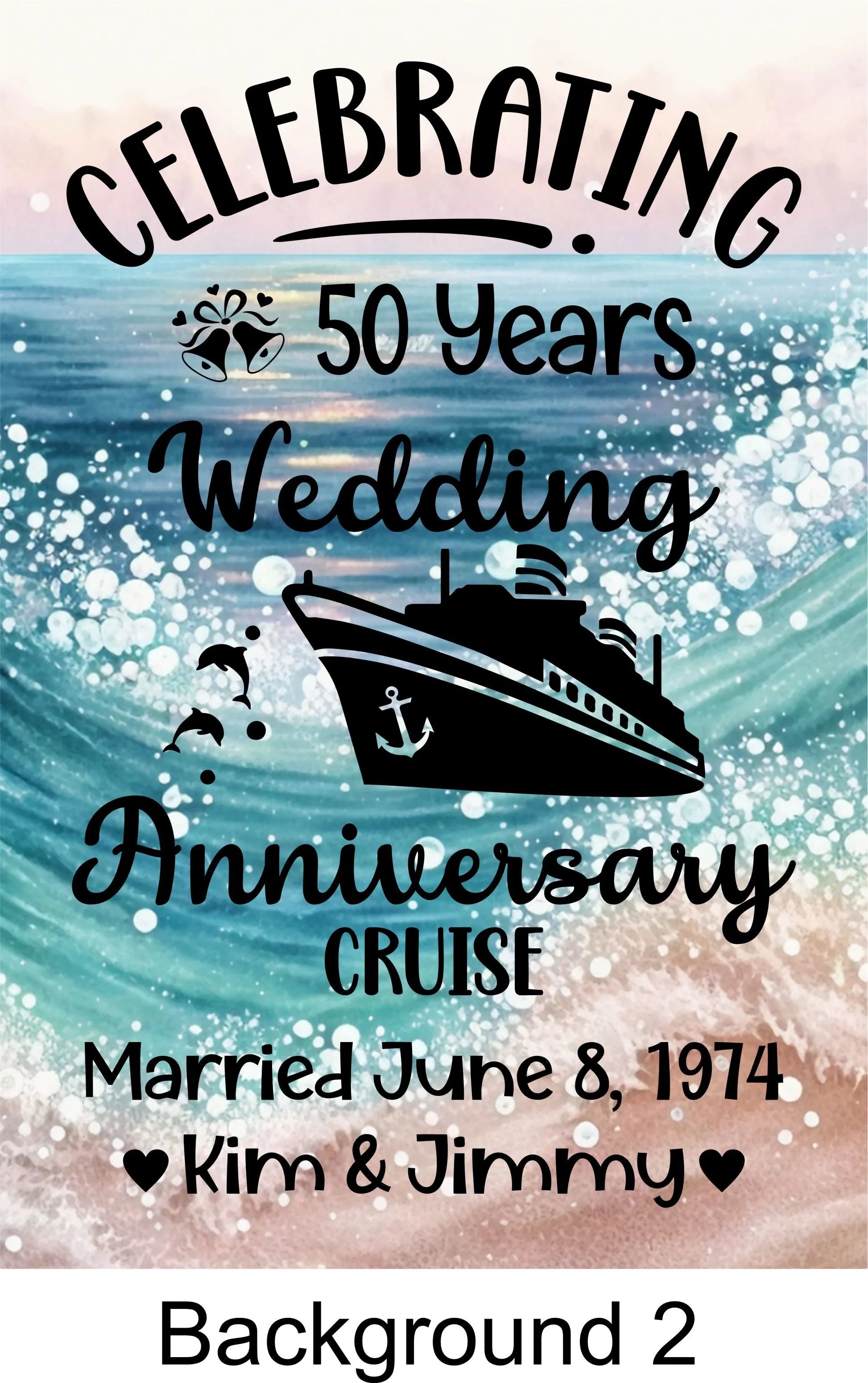 magnetic cruise Ship door decoration banner, personalized anniversary cruise magnet sign, stateroom cabin door banner, cruising partners