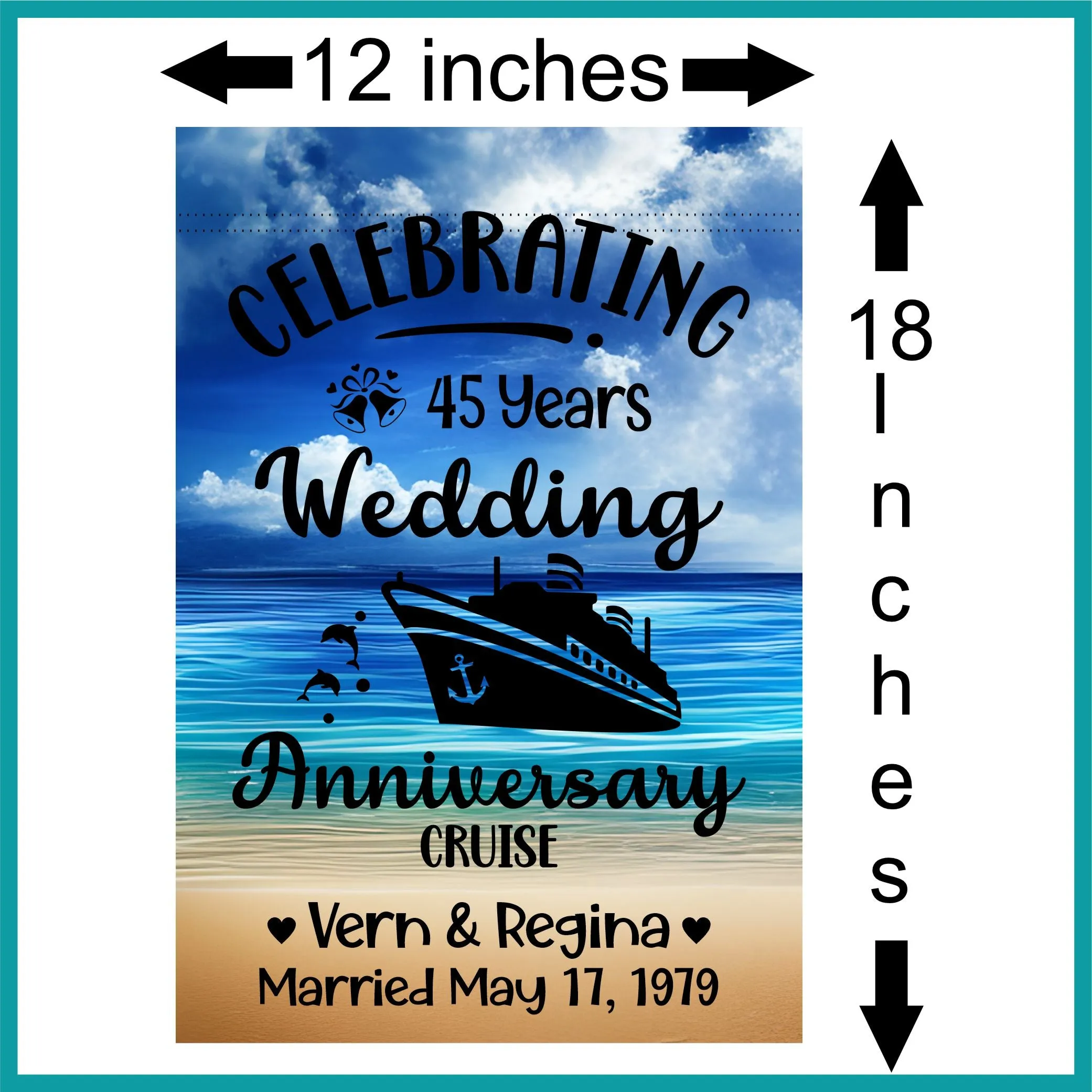 magnetic cruise Ship door decoration banner, personalized anniversary cruise magnet sign, stateroom cabin door banner, cruising partners