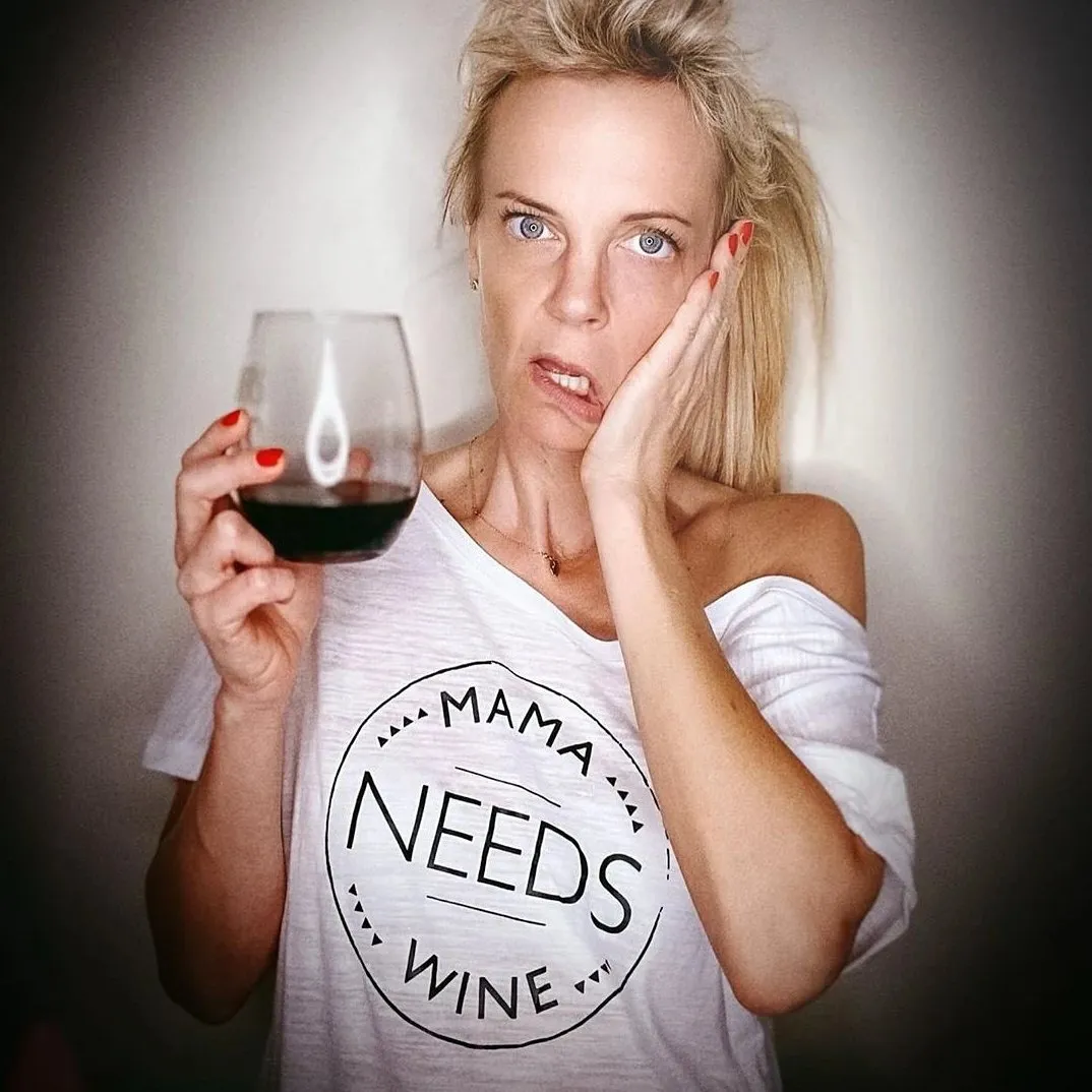 Mama Needs Wine - Off the Shoulder