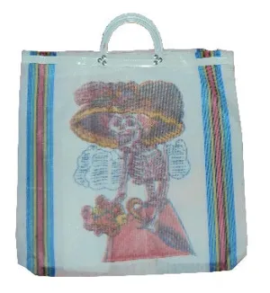 Mexican Market Bags: Catrina Mesh Market Bag