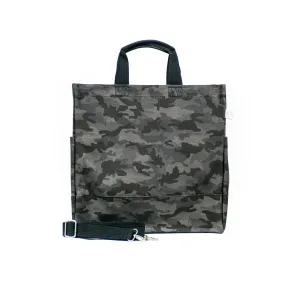 Monogram Stripe Black Camo North South Bag