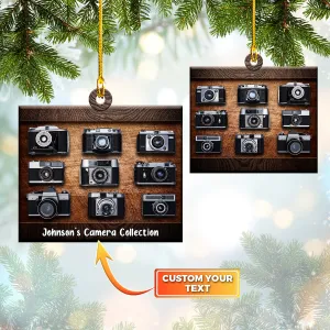 My Camera Collection - Shaped Ornament 3979