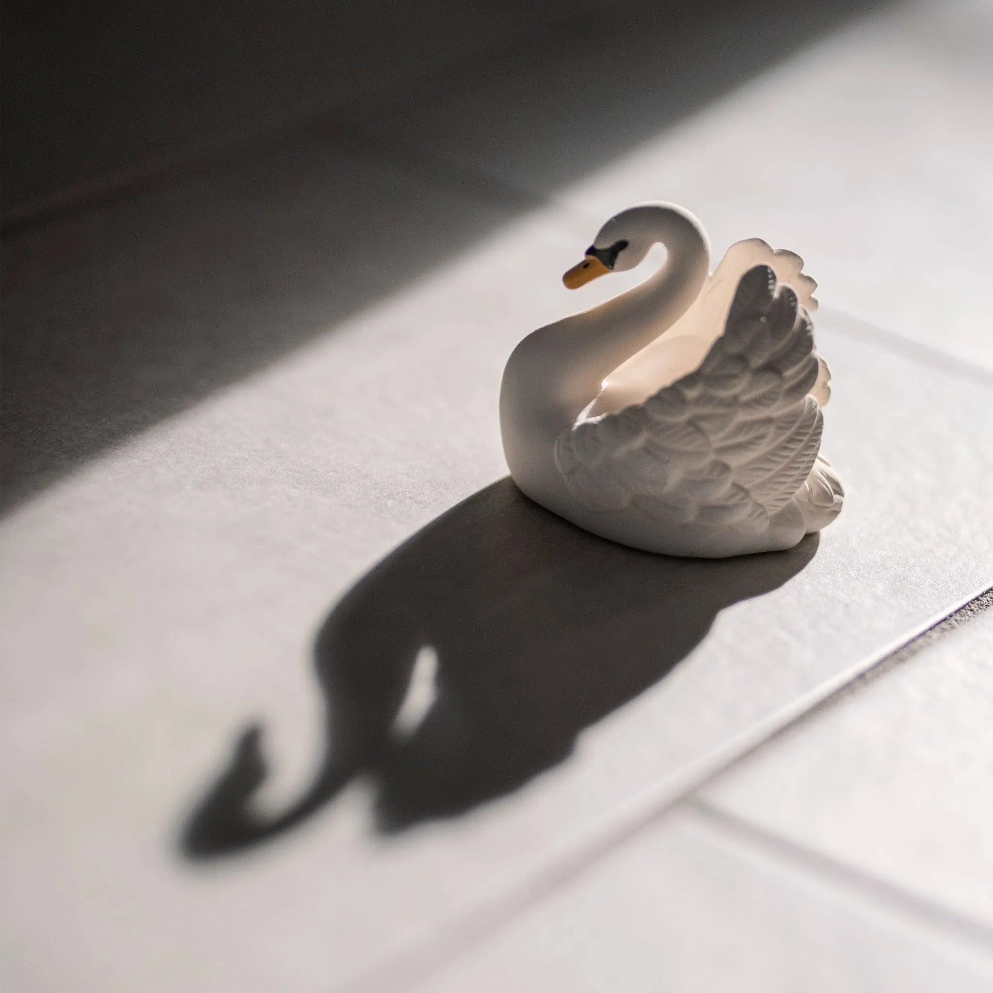 Natural Rubber Swan Toy | Small
