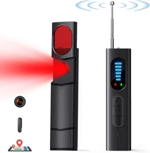 NEW Hidden Camera Detectors, Camera Detector, Bug and Hidden Camera Detector, RF Signal Scanner, Wireless Rechargeable for Home丨Office丨Travel丨Hotel, 5 Levels Sensitivity 5 Modes, 25H Work