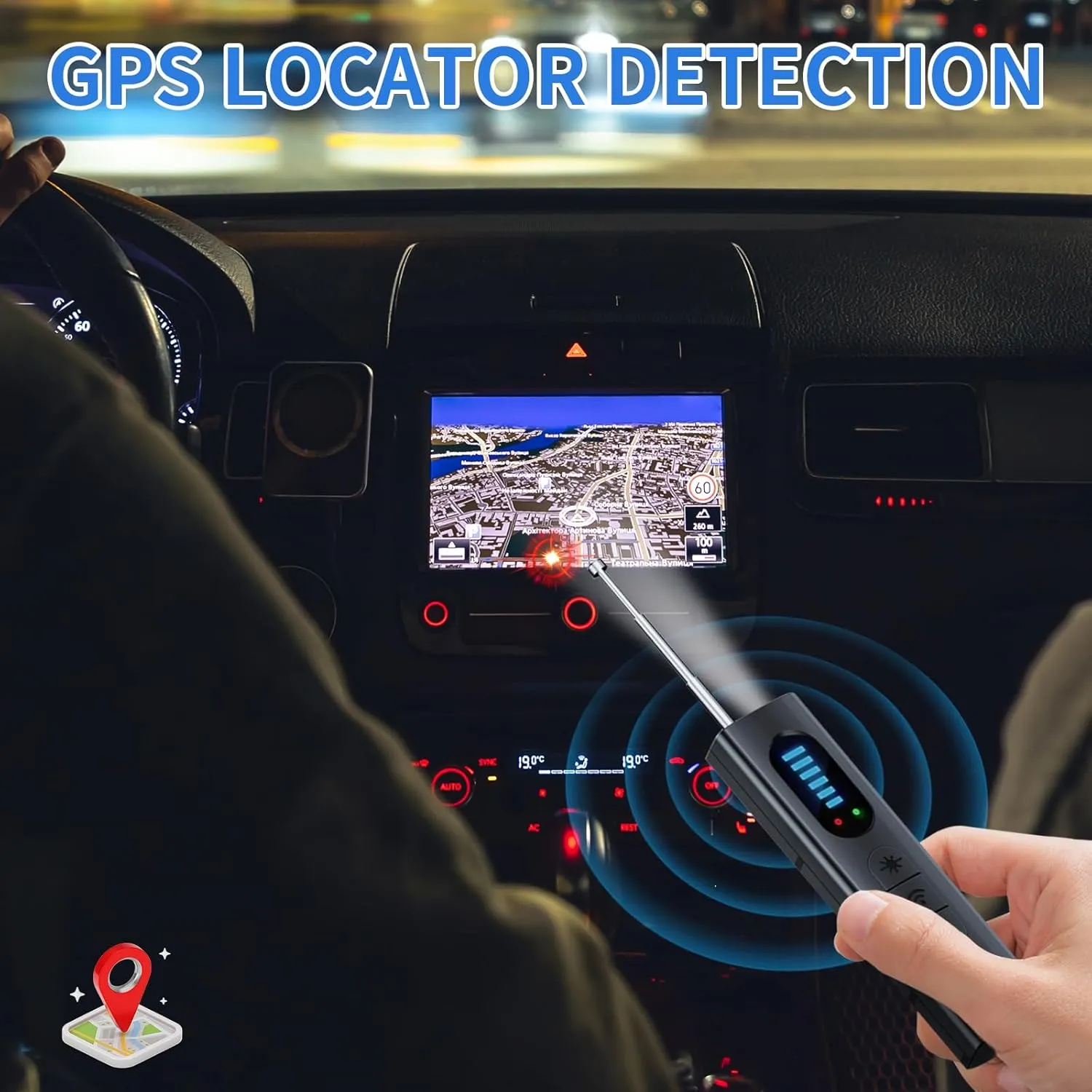 NEW Hidden Camera Detectors, Camera Detector, Bug and Hidden Camera Detector, RF Signal Scanner, Wireless Rechargeable for Home丨Office丨Travel丨Hotel, 5 Levels Sensitivity 5 Modes, 25H Work