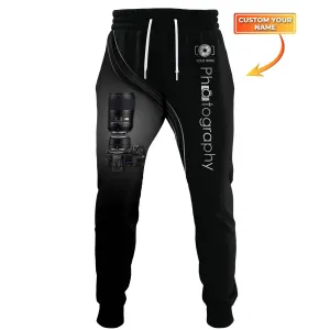NK Camera 3D Pants Photography Sweatpants Custom Photographer Jogger