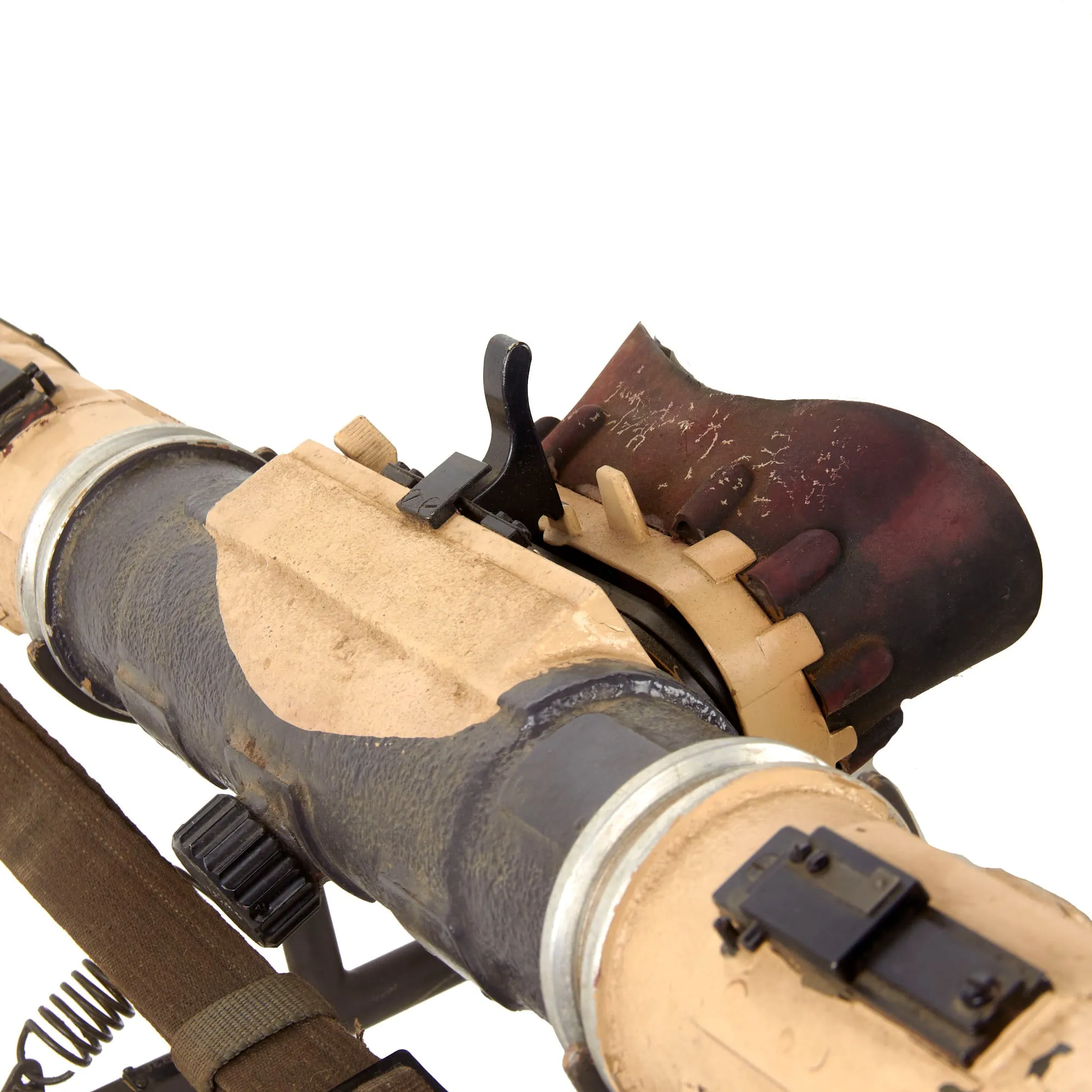 Original German WWII 1943 Dated Swedish M/43 6× Em 1m R36 Stereoscopic Rangefinder by Saalfelder Apparatebau in Transit Chest with Shoulder Mount - A.A.F. Tank Museum