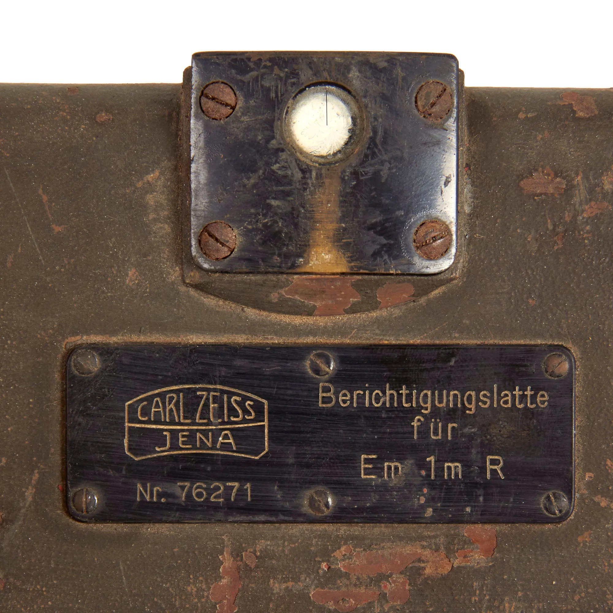 Original German WWII 1943 Dated Swedish M/43 6× Em 1m R36 Stereoscopic Rangefinder by Saalfelder Apparatebau in Transit Chest with Shoulder Mount - A.A.F. Tank Museum