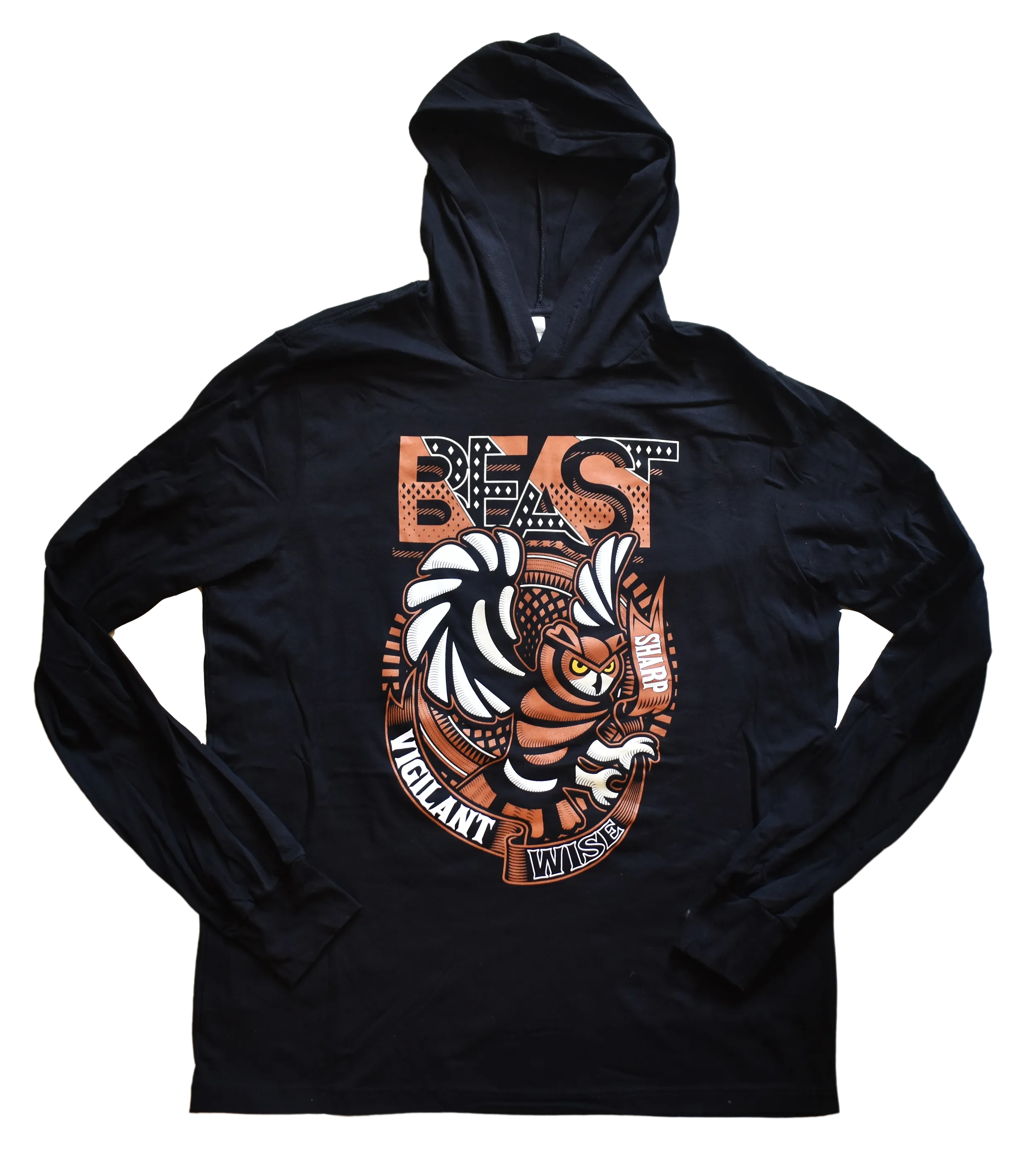 Owl Beast Black Pullover Hoodie