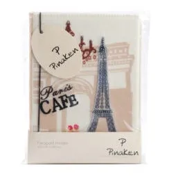 Paris Cafe Passport Holder