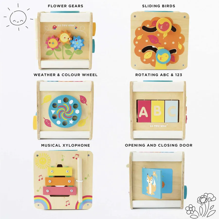 Petilou® Activity Wooden Cube