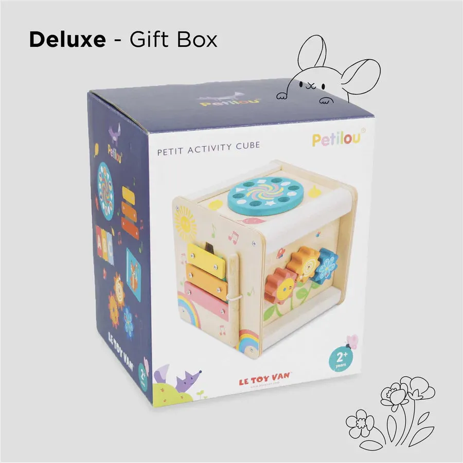 Petilou® Activity Wooden Cube