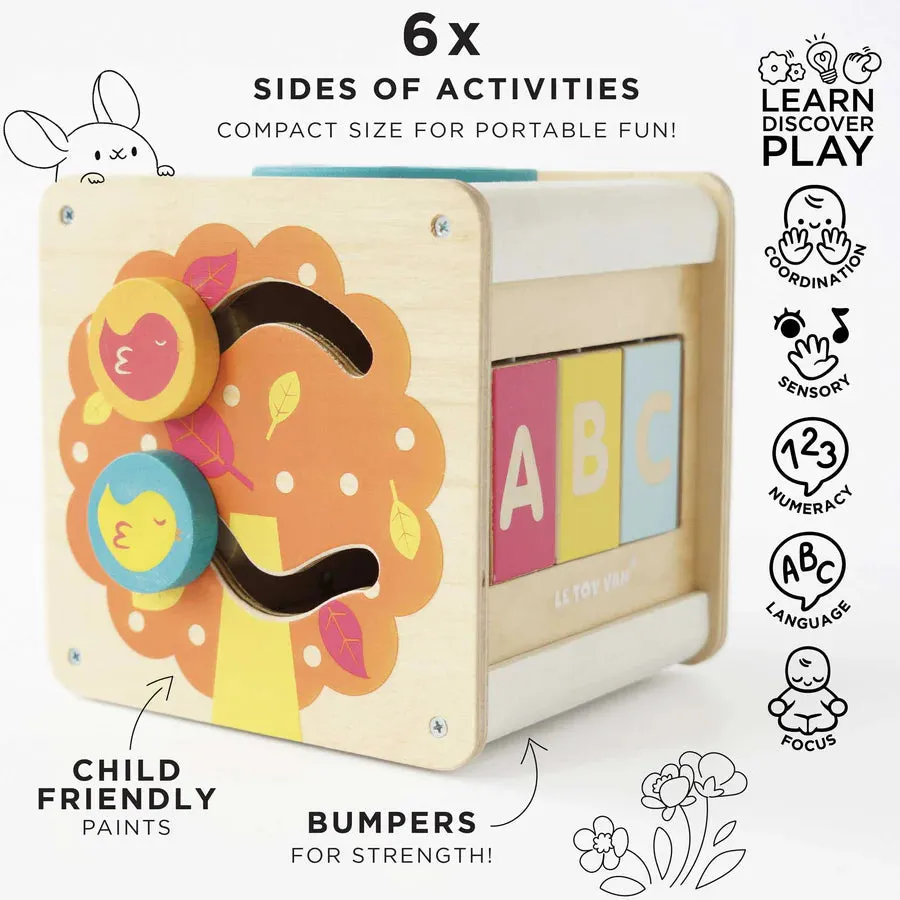 Petilou® Activity Wooden Cube