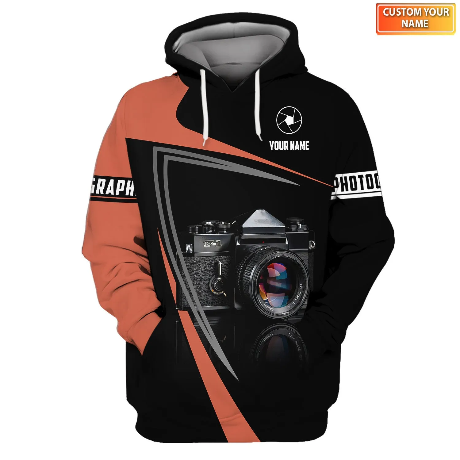 Photographer Custom 3D Shirts Camera Tools Design Photography Shirts