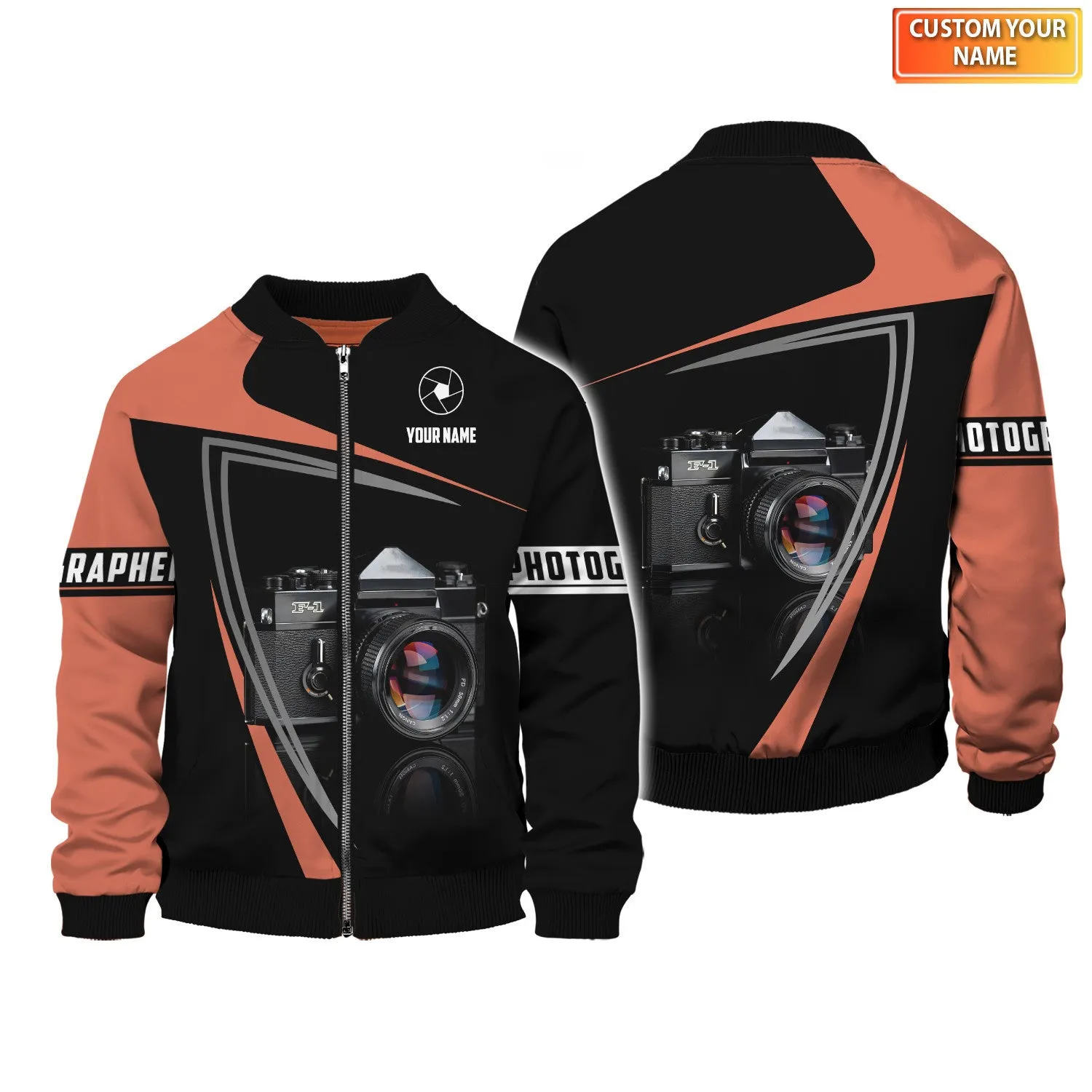 Photographer Custom 3D Shirts Camera Tools Design Photography Shirts
