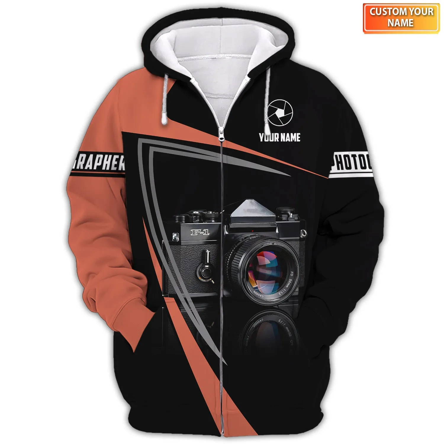 Photographer Custom 3D Shirts Camera Tools Design Photography Shirts