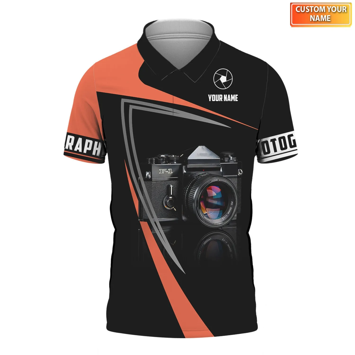 Photographer Custom 3D Shirts Camera Tools Design Photography Shirts