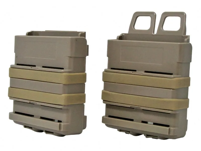 Recon Tactical MOLLE  HD Quick Reload Fast Magazine polymer Holster 7.62,5.56 2 pack