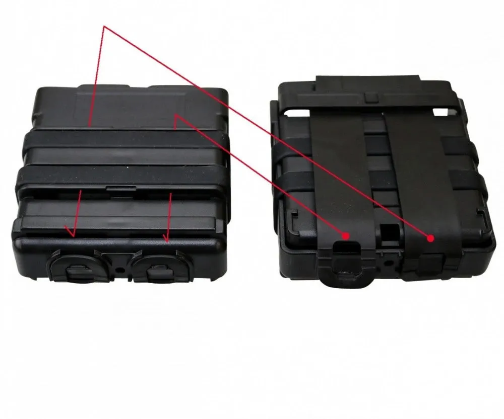 Recon Tactical MOLLE  HD Quick Reload Fast Magazine polymer Holster 7.62,5.56 2 pack