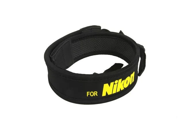 Retro Style Double Cotton Yard Colorful Pattern Camera Shoulder Neck Sling Hand Strap Belt