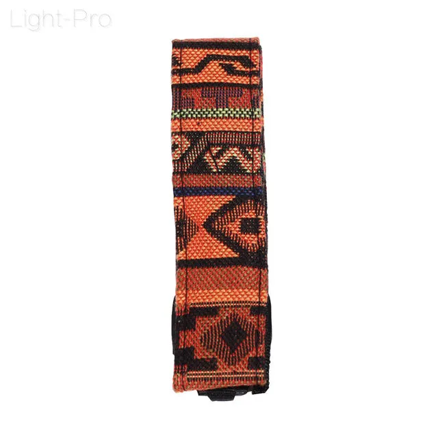 Retro Style Double Cotton Yard Colorful Pattern Camera Shoulder Neck Sling Hand Strap Belt
