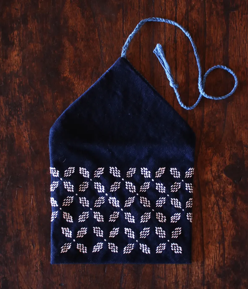 Sashiko Pouch (Medium)