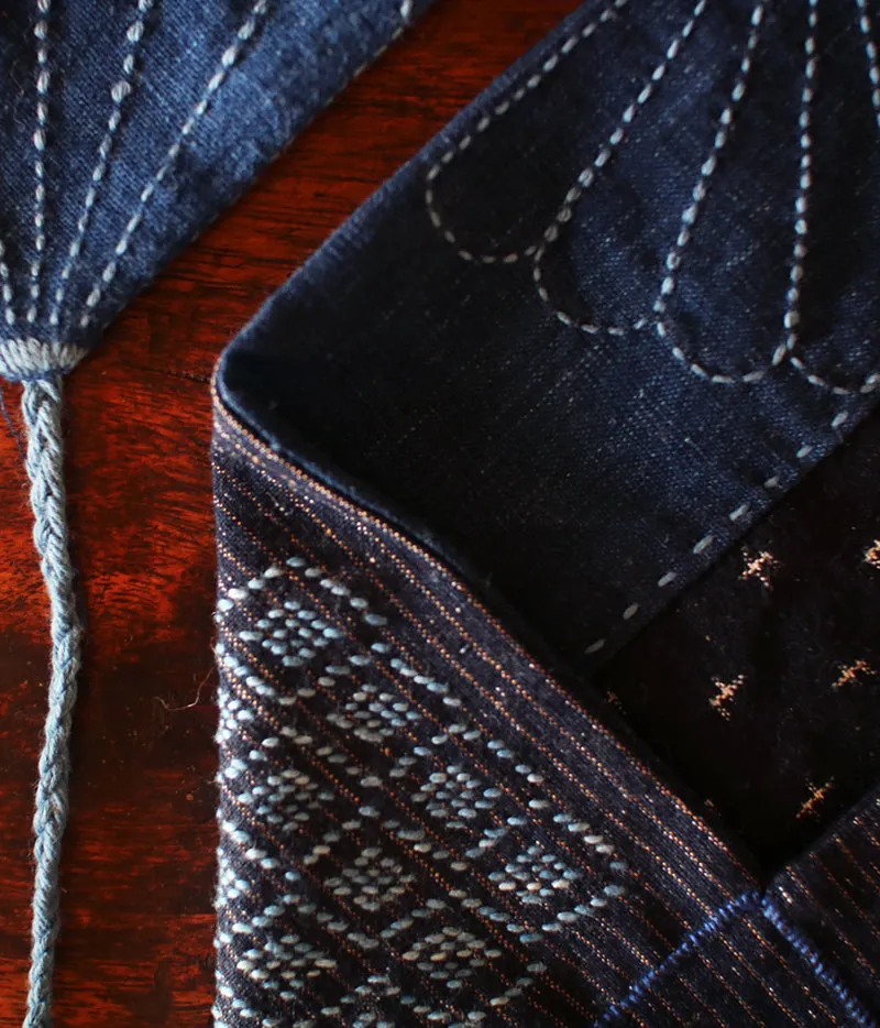Sashiko Pouch (Medium)