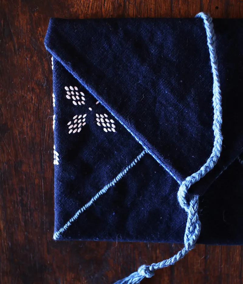 Sashiko Pouch (Medium)