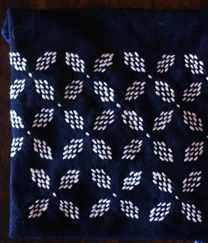 Sashiko Pouch (Medium)