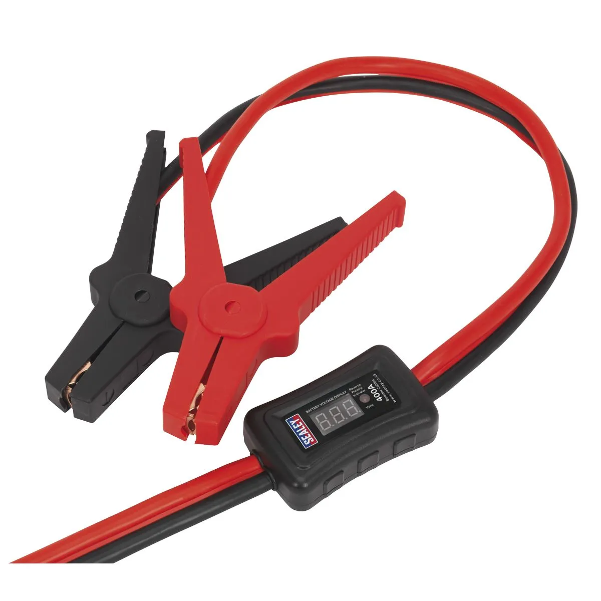 Sealey 16mm x 3m Booster Cables CCA 400A with Electronics Protection Case LED