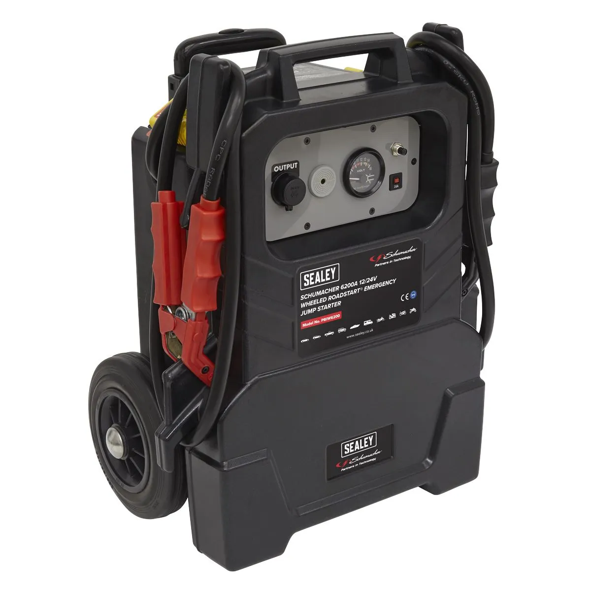 Sealey Schumacher Schumacher® Wheeled RoadStart® Emergency Jump Starter 12/24V 1500hp